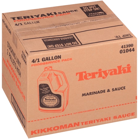 Kikkoman Kikkoman Teriyaki Sauce Kosher 1 gal. Jug, PK4 01044